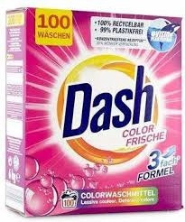 Dash Color Frishe prášek na barevné prádlo 6kg 100praní