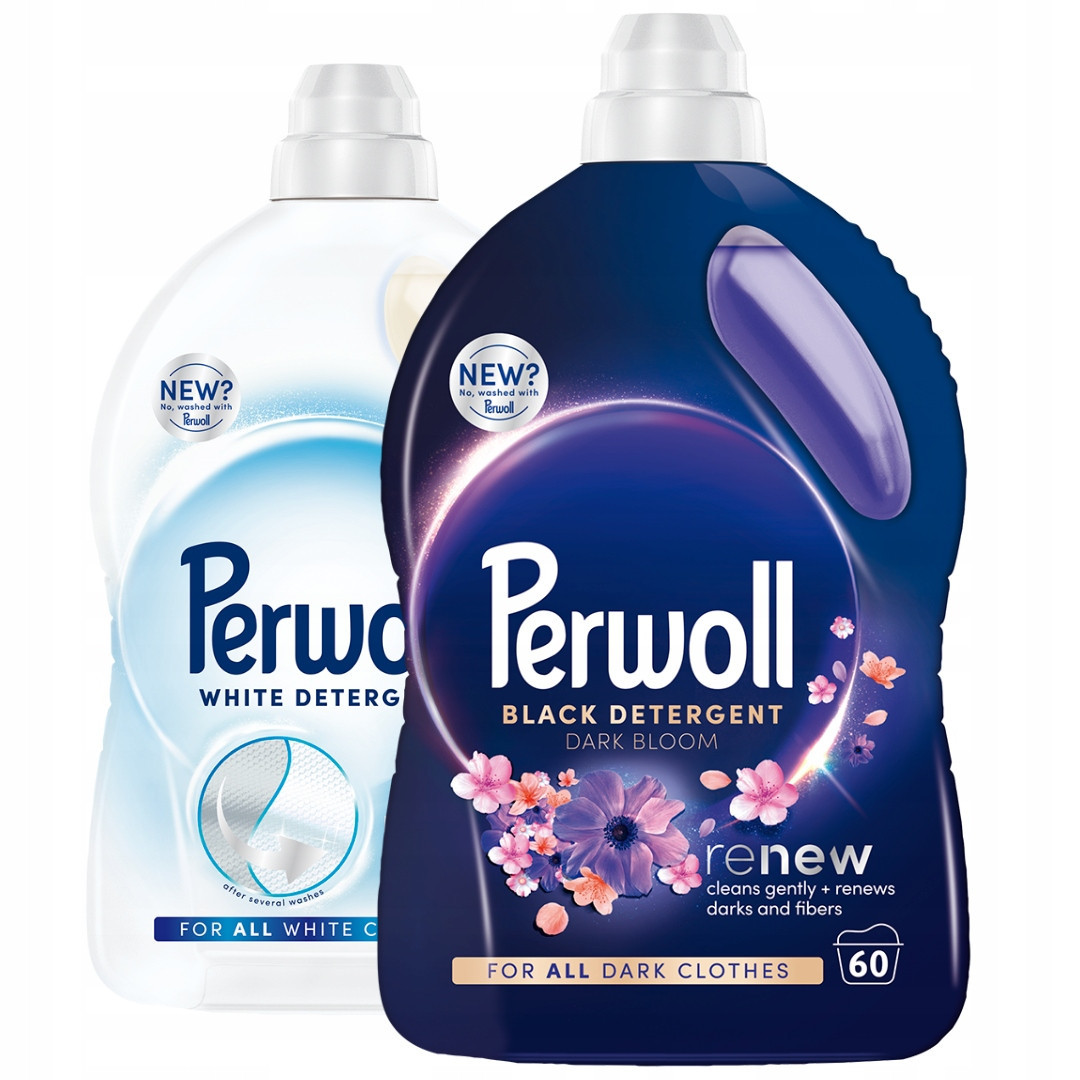 Perwoll Renew Dark Bloom White Tekutý Pro Tmavě Bílé Látky 6l 120pr