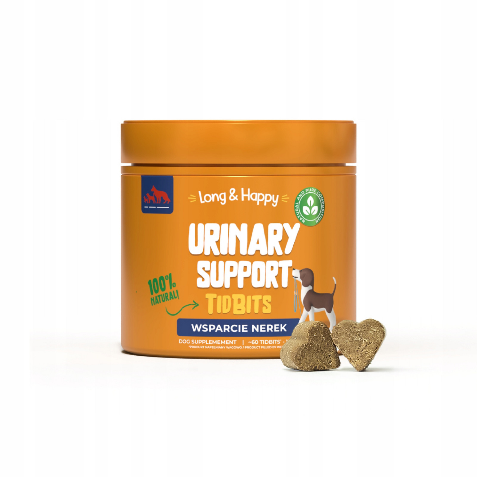 Long & Happy Urinary Support Pochoutky na podporu zdraví močového ústrojí