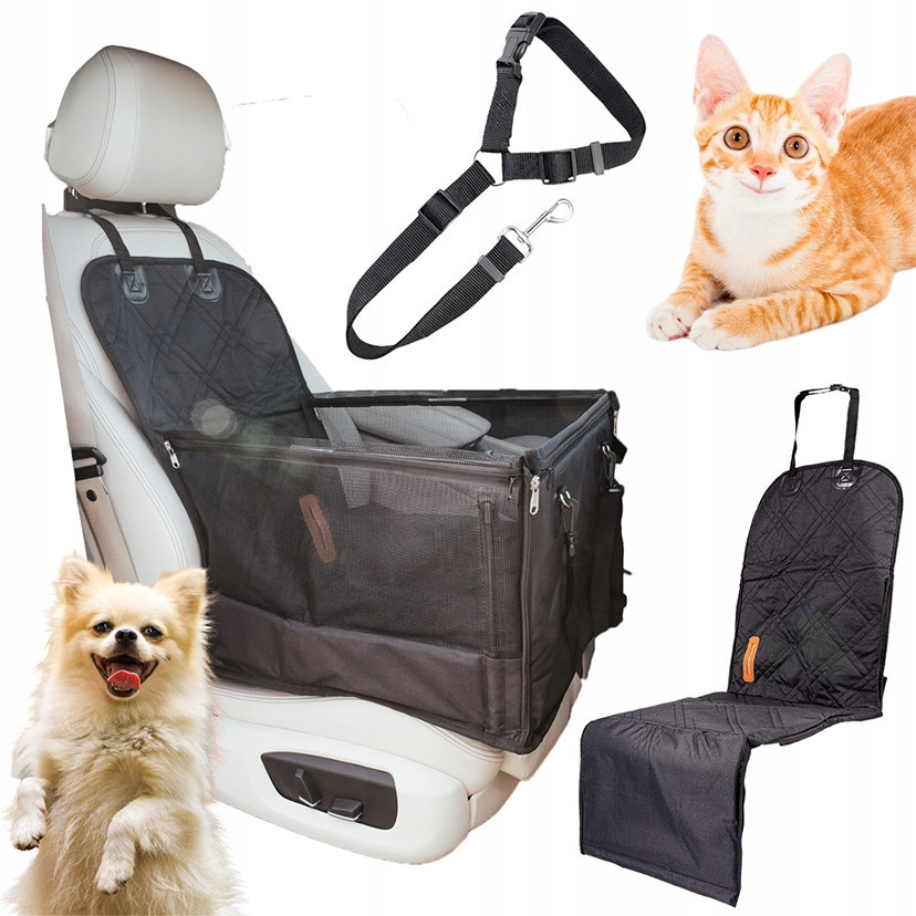 Autosedačka Pro Psa Velká Pohodlná Kotec Přepravka Stabilní