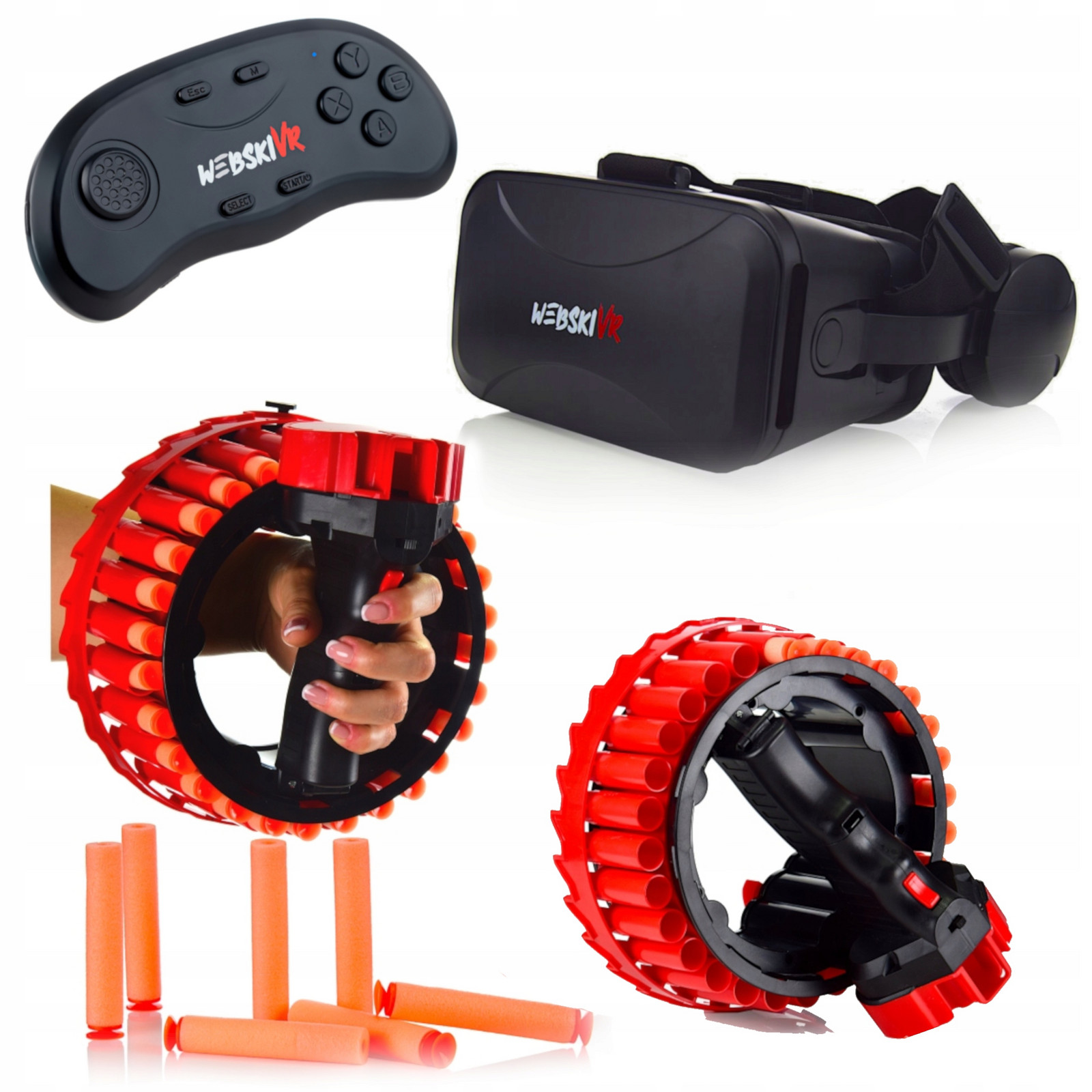 dárek K Svátku Brýle Vr Brýle 3D 360 Stupňů+gamepad+magnetické Šachy