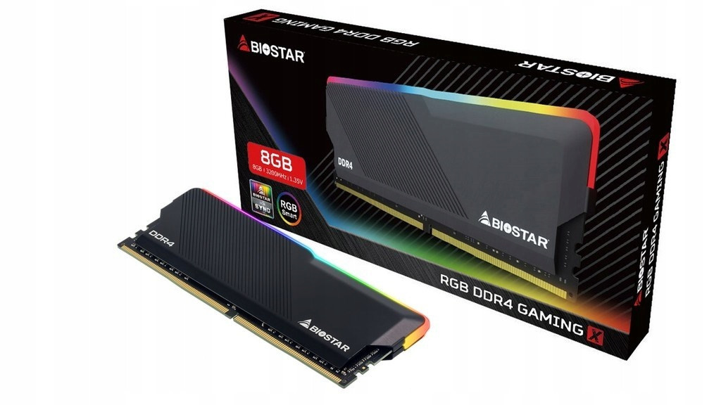 Paměti DDR4 Biostar 8GB 3200MHz Hynix Udimm 1.35V Gaming Xseries