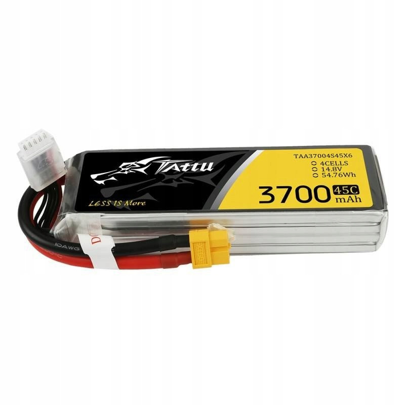 Akumulátor lithium-polymerová Tattu TAA37004S45X6 14,8 V 3700 mAh