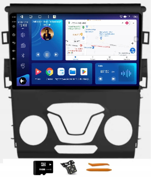 Radio Android Navigace Qled Carplay 256GB Lte Gps Ford Mondeo MK5 14-19