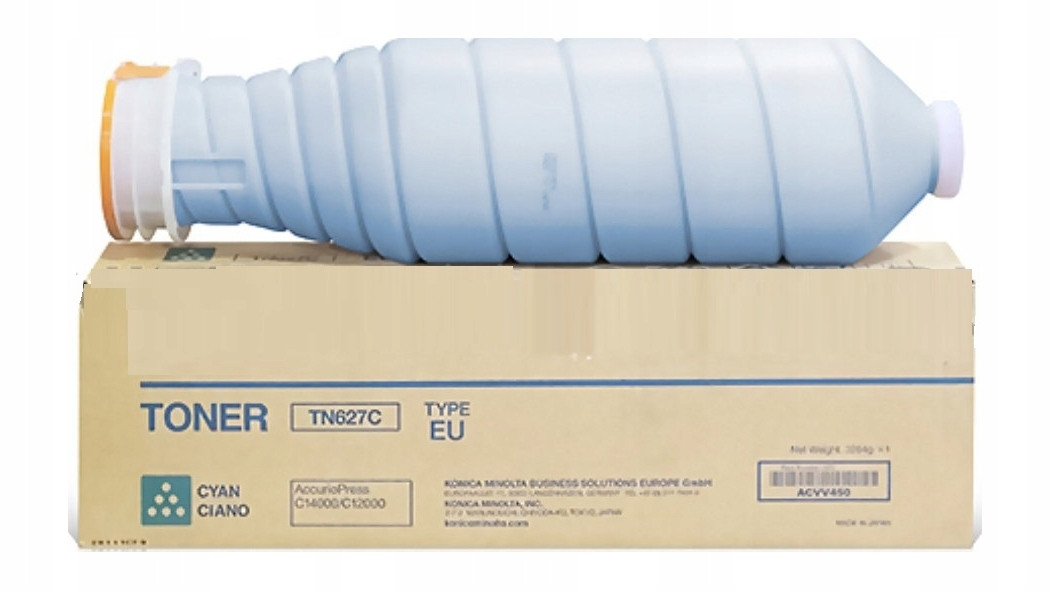 Toner Konica TN-627 ACVV45H C Originál AccurioPress C12000 C14000