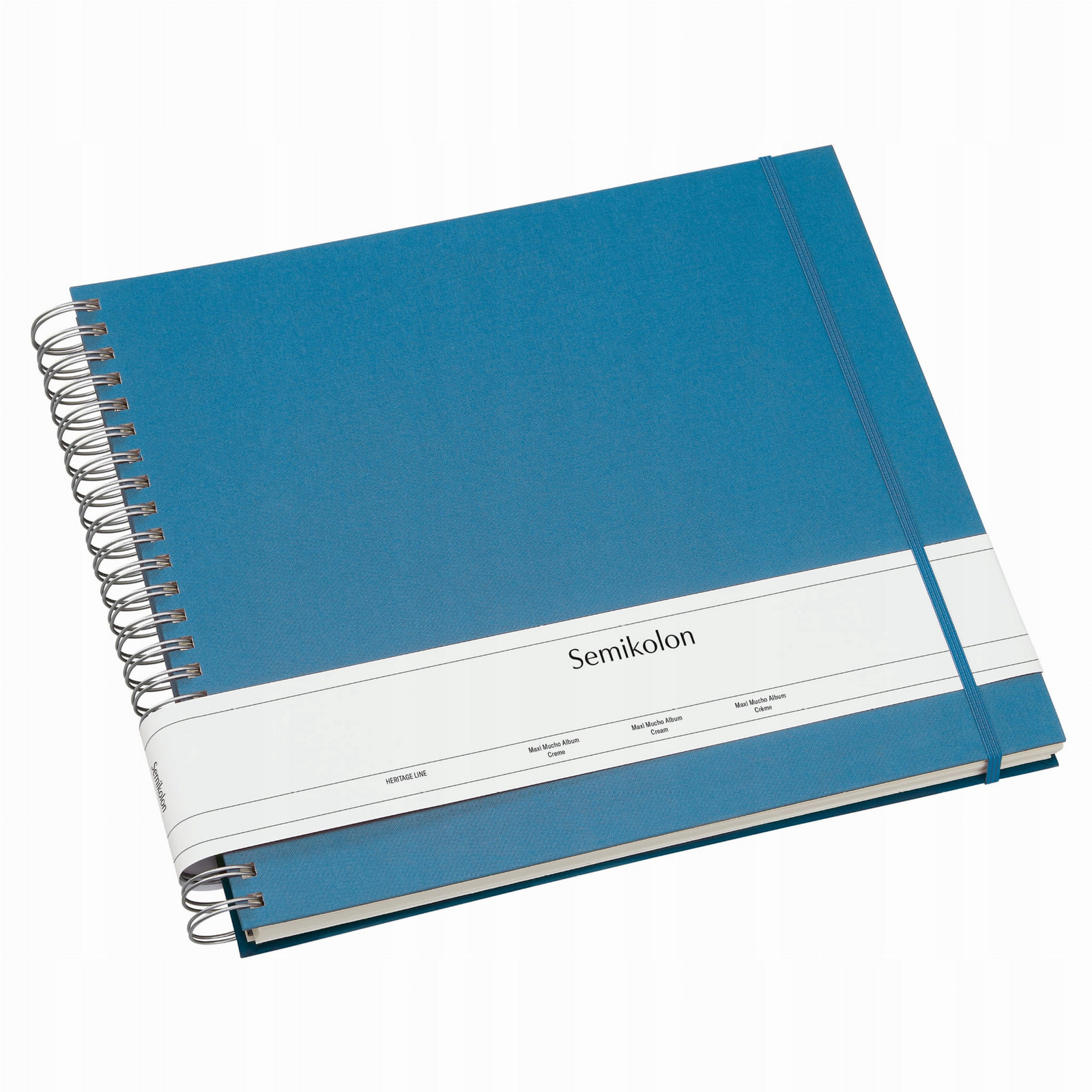 Album Semikolon Maxi Mucho, krémové kartičky, azzurro