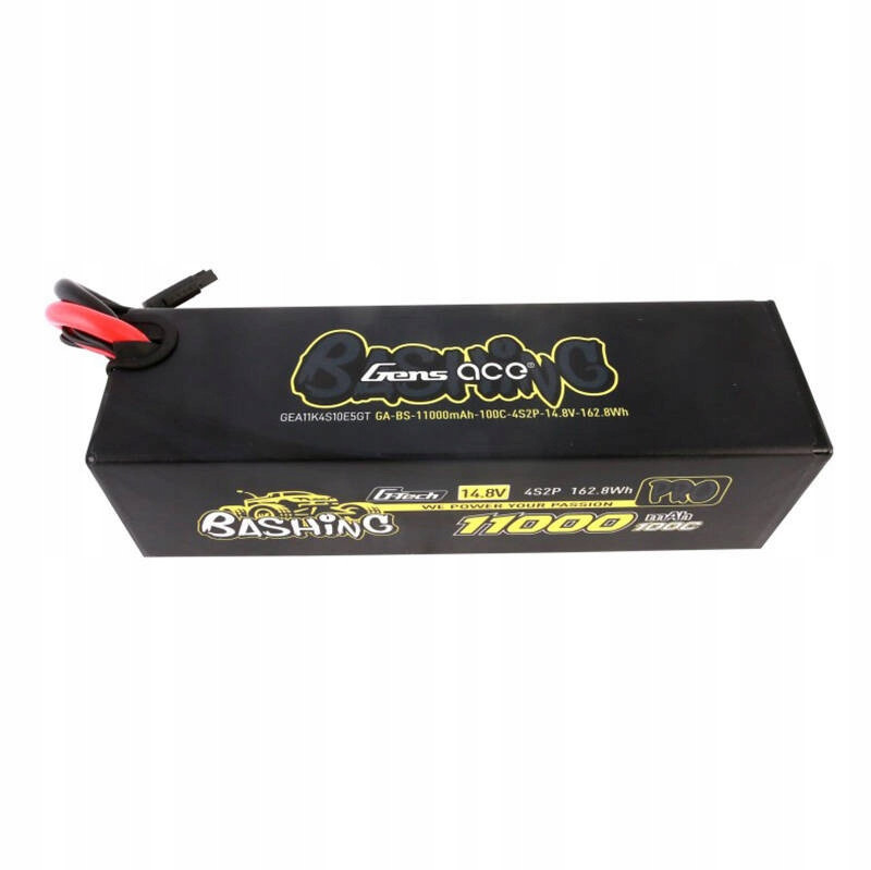 Gens Ace Výkonná Akumulátor Baterie Lipo 11000MAH 14.8V 100C 4S2P Lipo EC5