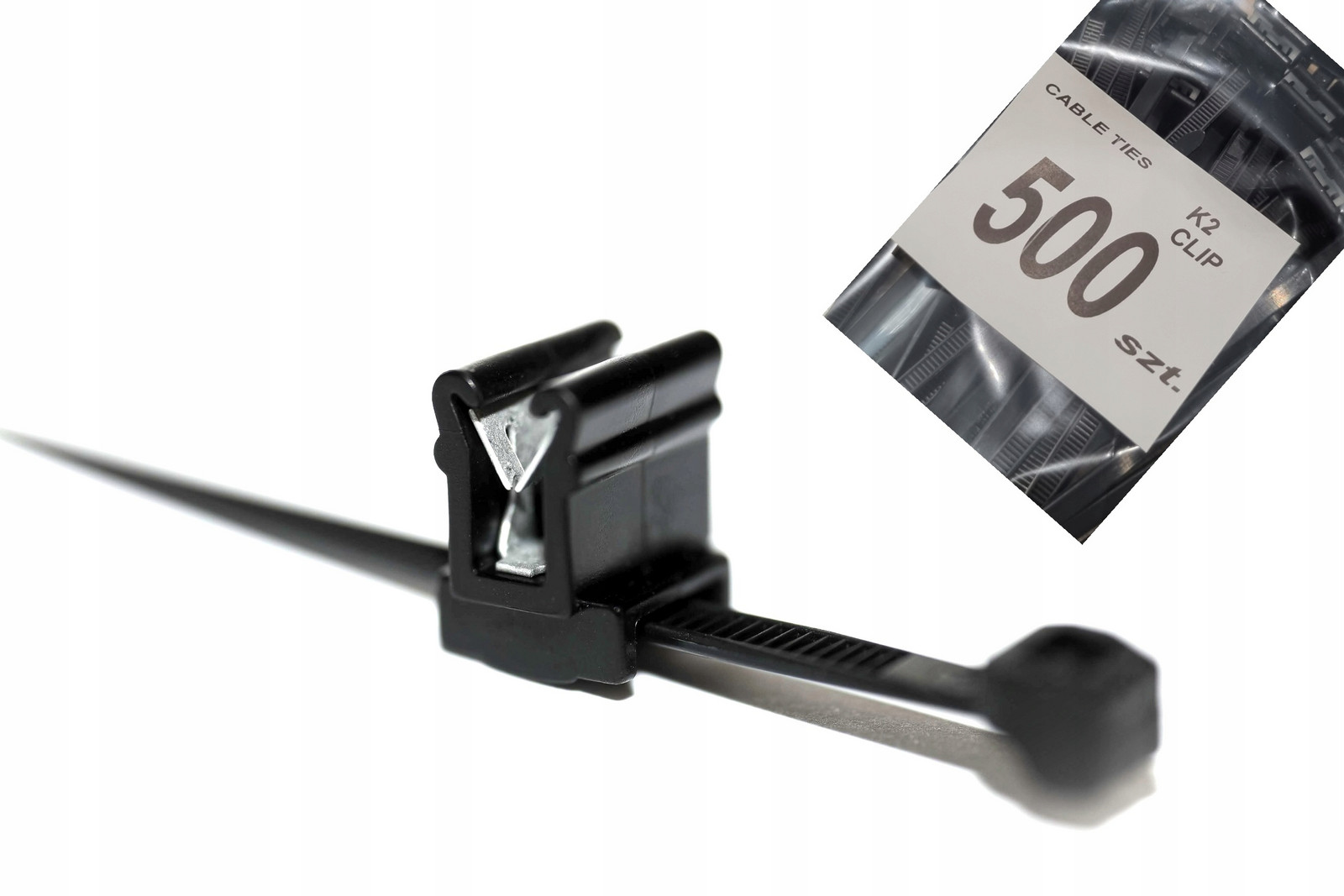 500 x Kabelové upínací pásky s montáží fotovoltaika