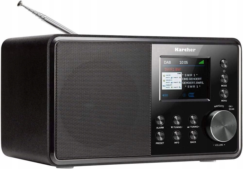 Síťové rádio Dab+, Fm Kärcher Dab 3000 SS367