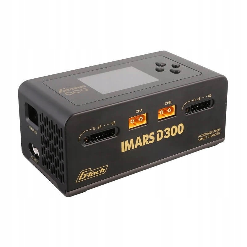 Nabíječka Gens Ace Imars D300 G-Tech channel Ac/dc 300W/700W Rc Černá