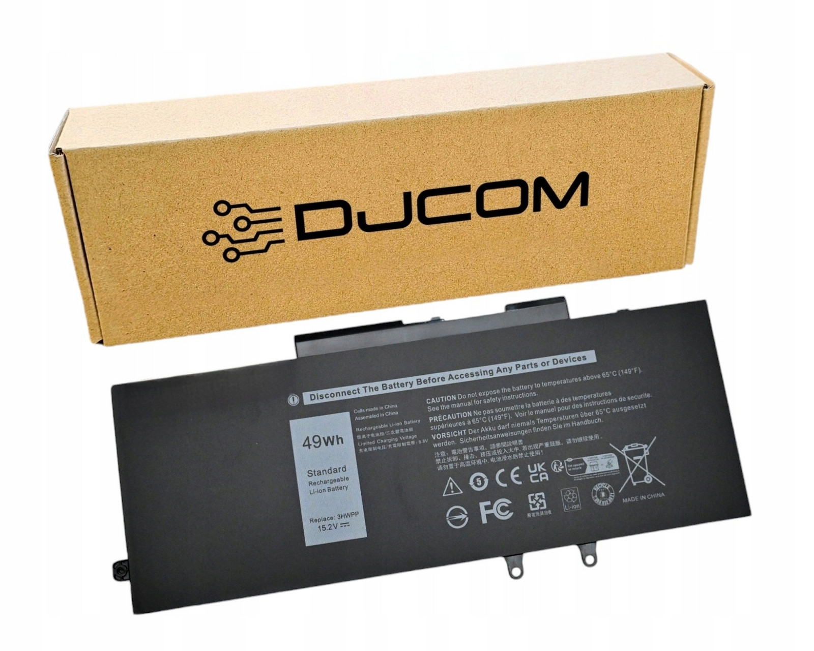 Baterie 3HWPP pro notebook Dell Latitude 5400 5501 5510 Precision 3541 3550