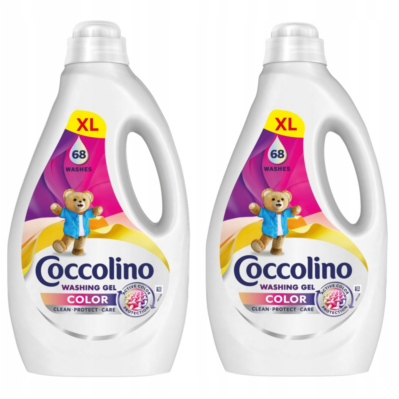 Gel Na Praní Tekutý Prací Prostředek Thanin Coccolino Care 128 Praní Barva 2x2,72L