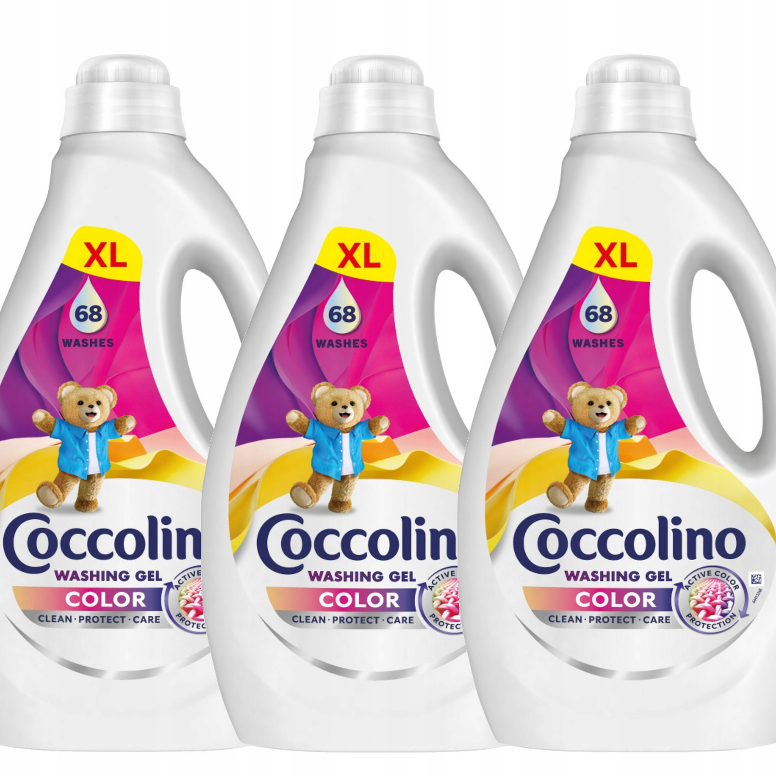 Gel Na Praní Tekutý Prací Prostředek Thanin Coccolino Care 192 Praní Barva 3x2,72L