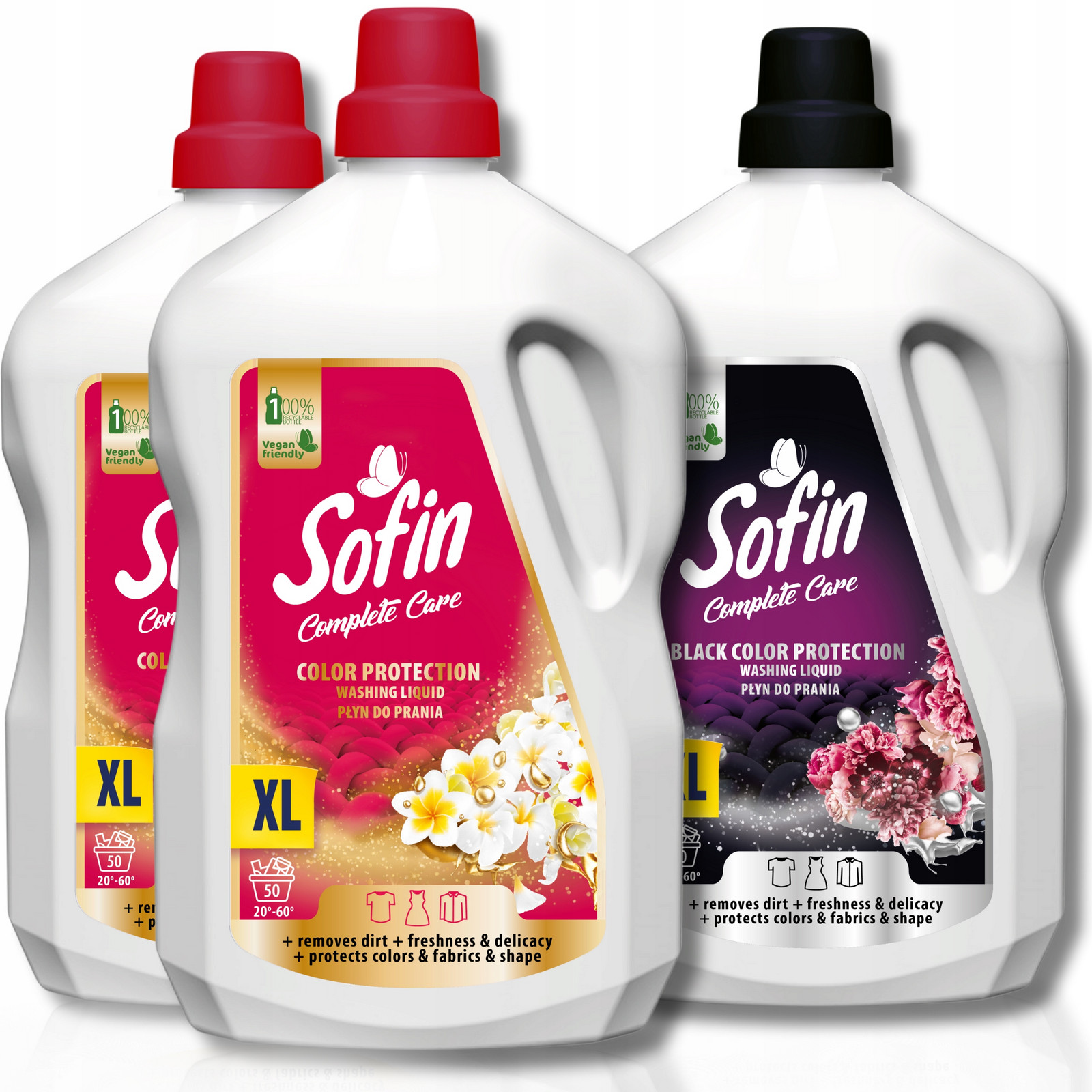 Sofin Tekutý prací prostředek Color Black Ochrana barev a tkanin 2,5l 150 praní 2+1