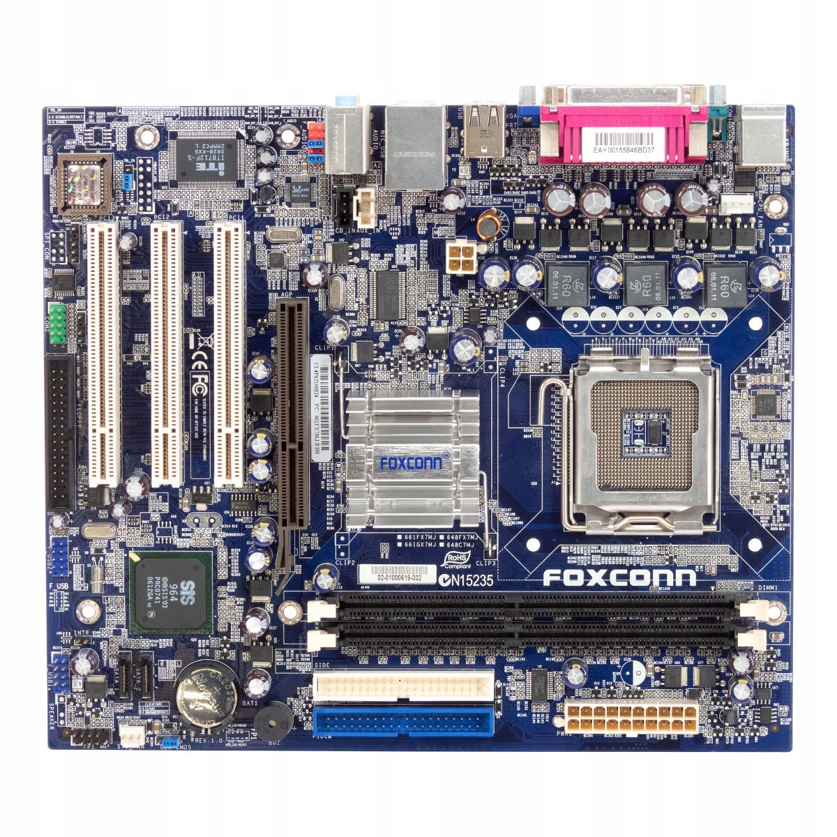 Foxconn 661FX7MJ-RSH Socket LGA775 Ddr Agp Pci mATX