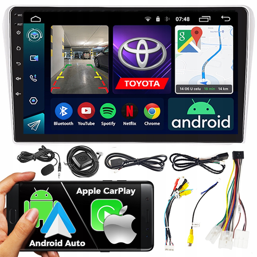 Ncs Autorádio RS-305 Toyota Avensis 2002-2009 Android Navigace
