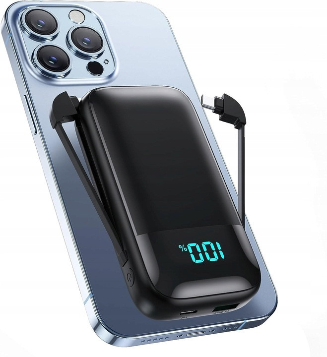 Magnetická Powerbanka 13800MAH Pd 3.0A Pxwaxy LCD Přenosná Nabíječka