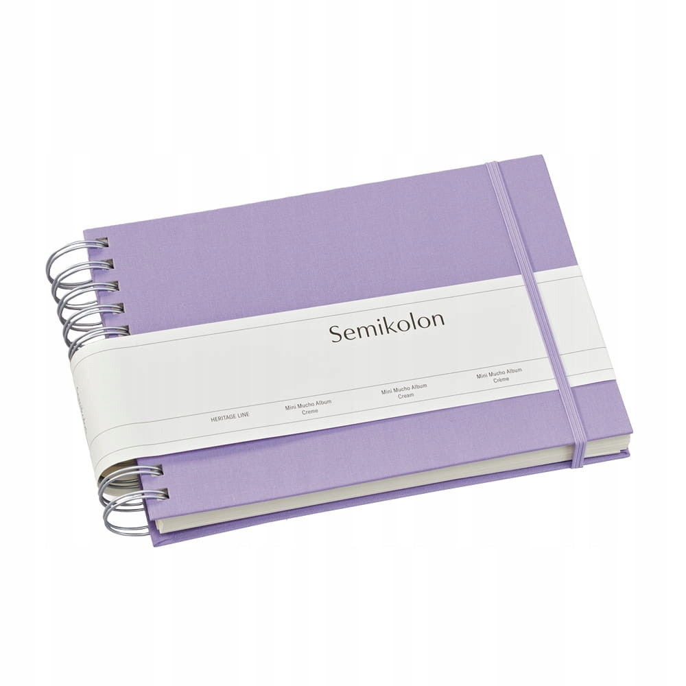 Album Semikolon Mini Mucho krémové kartičky, lilac silk
