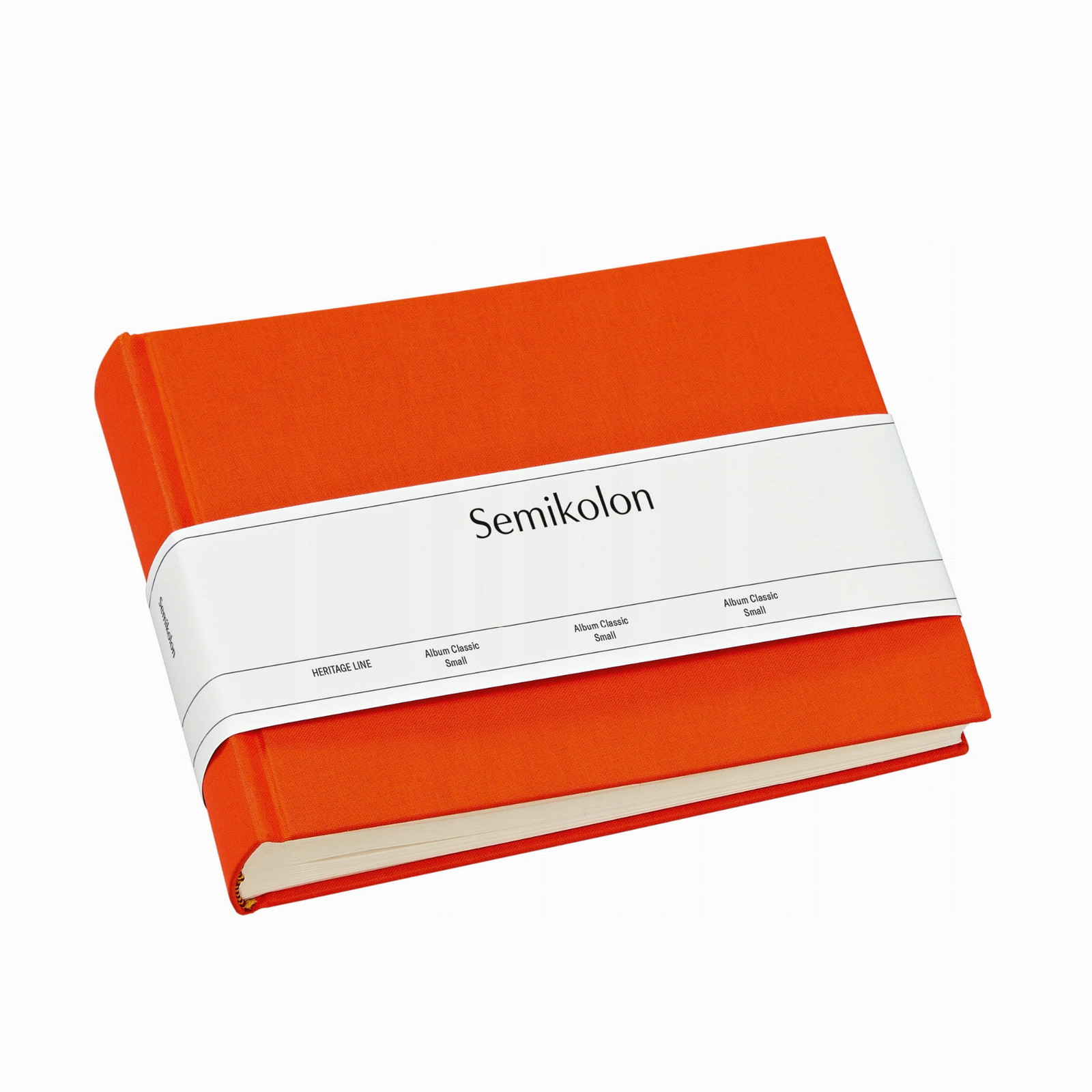 Album Semikolon Small, krémová přáníčka, orange