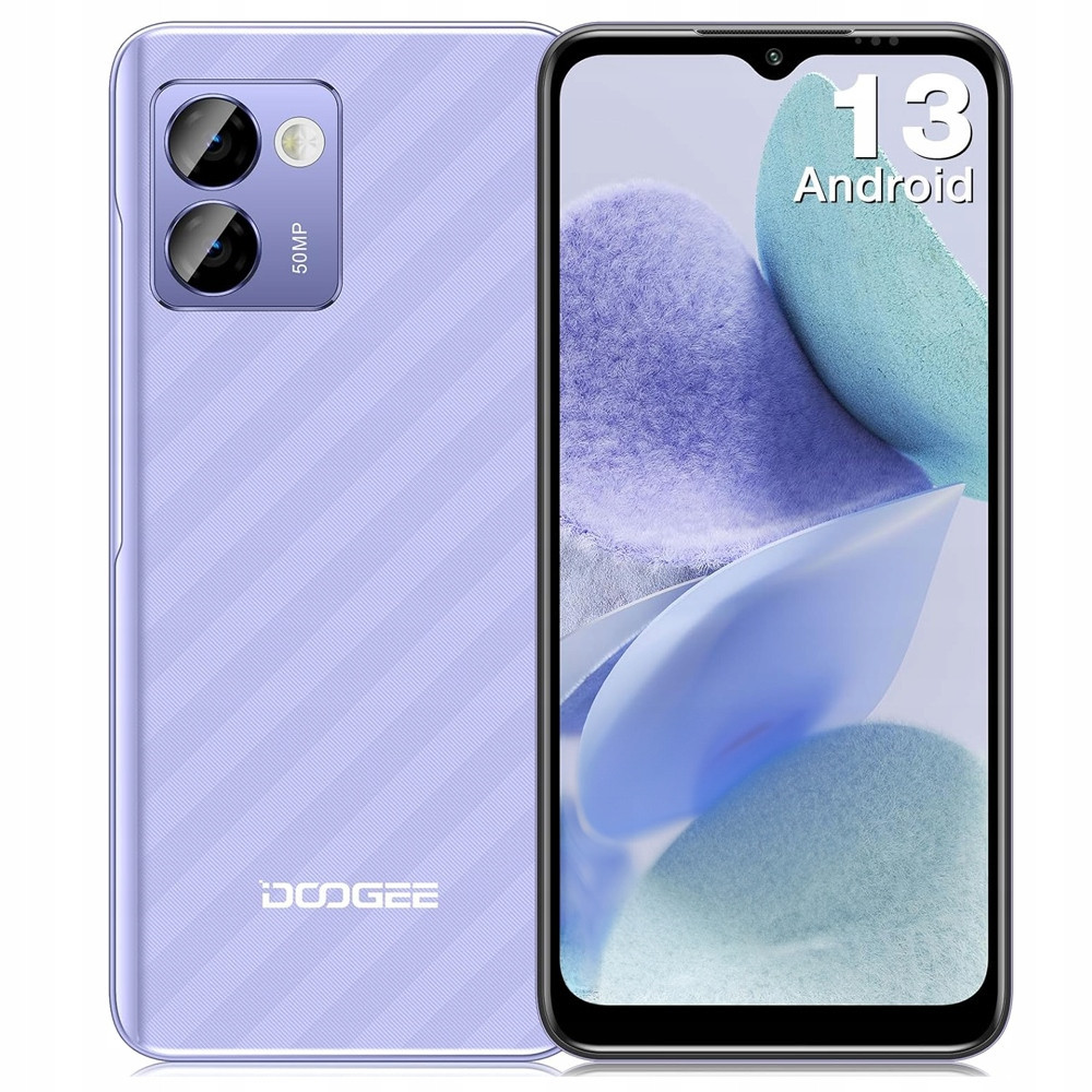 Doogee N50 Pro 8/256 Gb, 4200 mAh, fialová