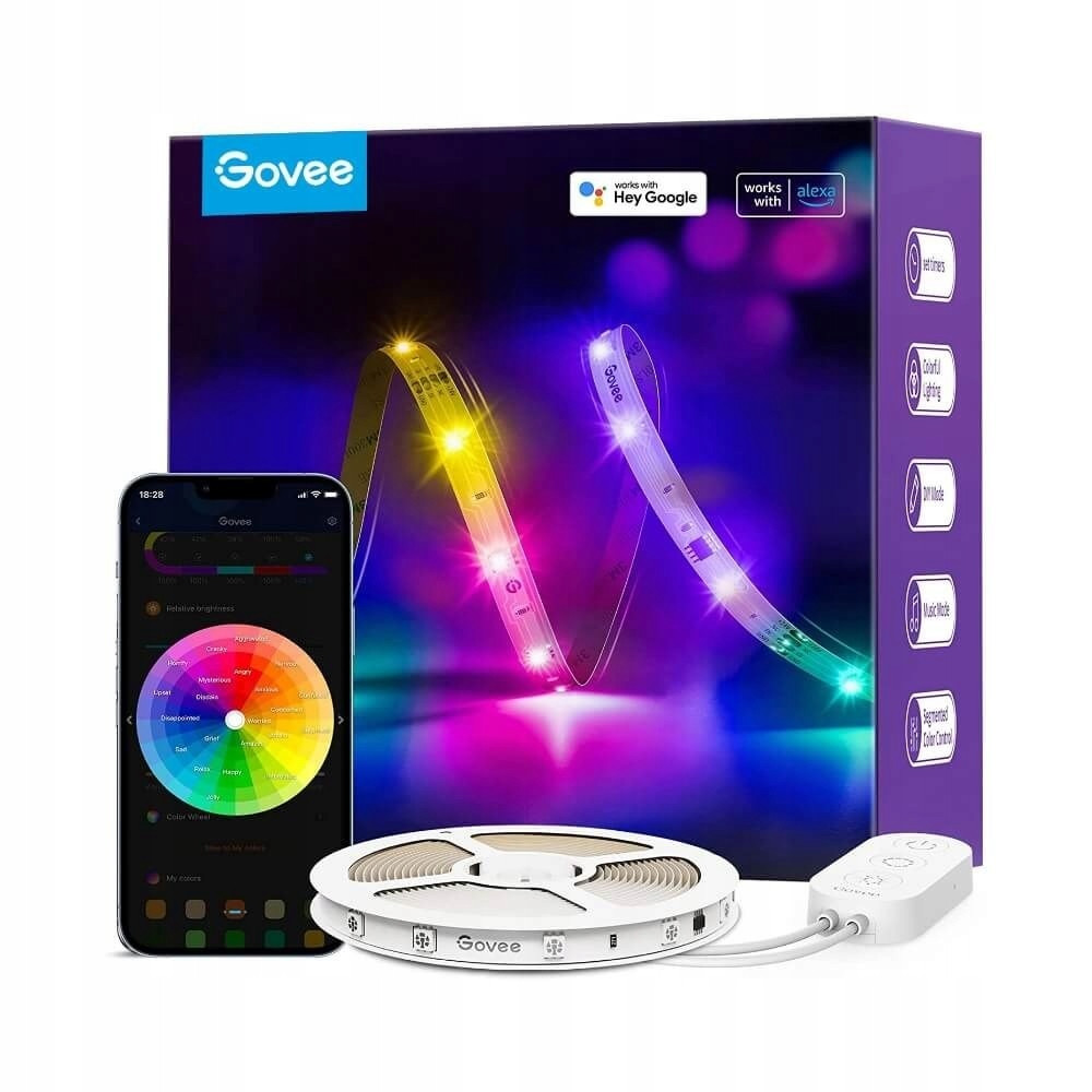 Govee H618A Led Pásek 5M Základní, Wi-fi, Bluetooth, Rgbic