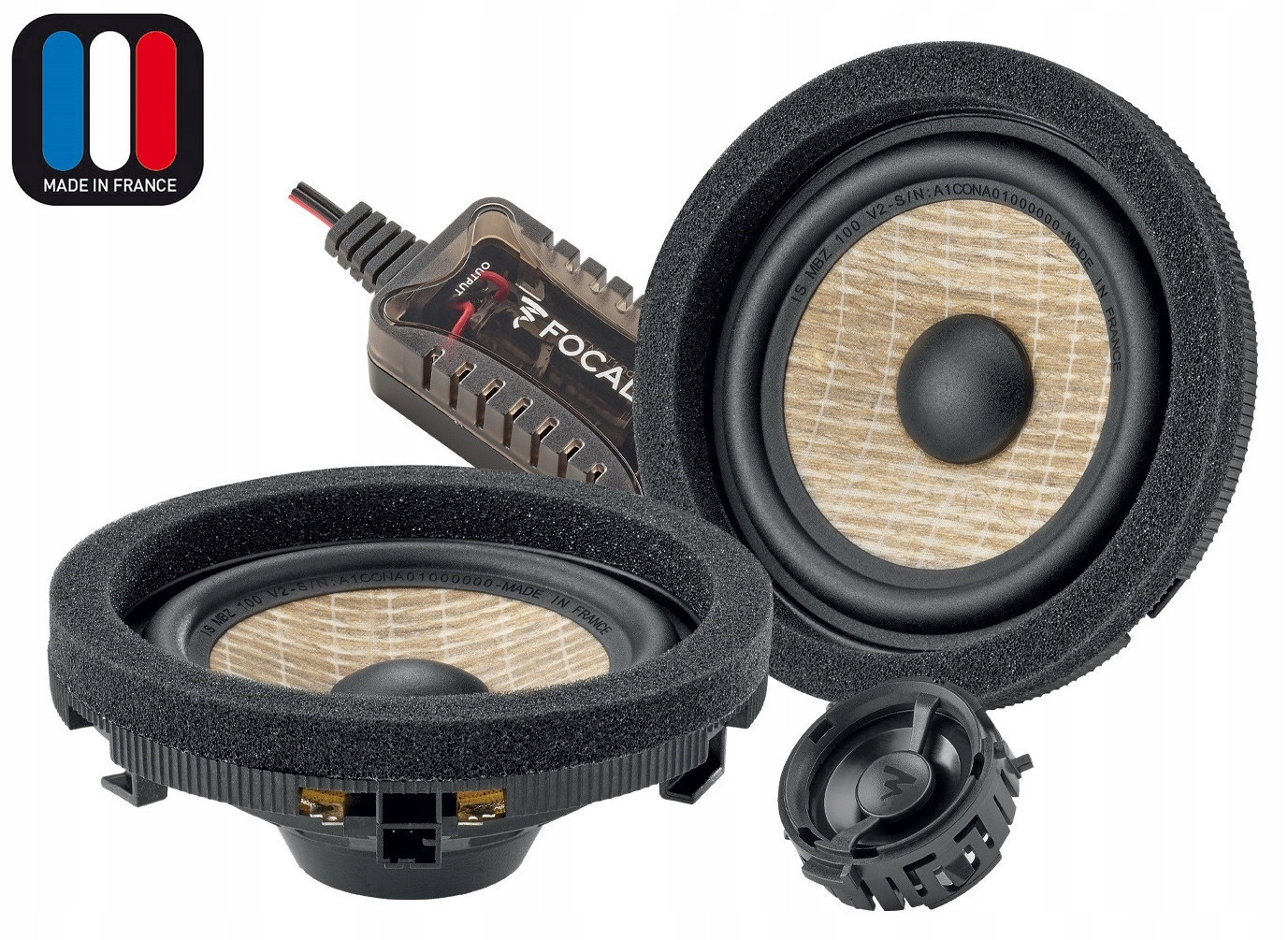 Focal Is Mbz 100 v2 2-WAY Set 10cm Reproduktory Přední/zadní Mercedes C S Glc