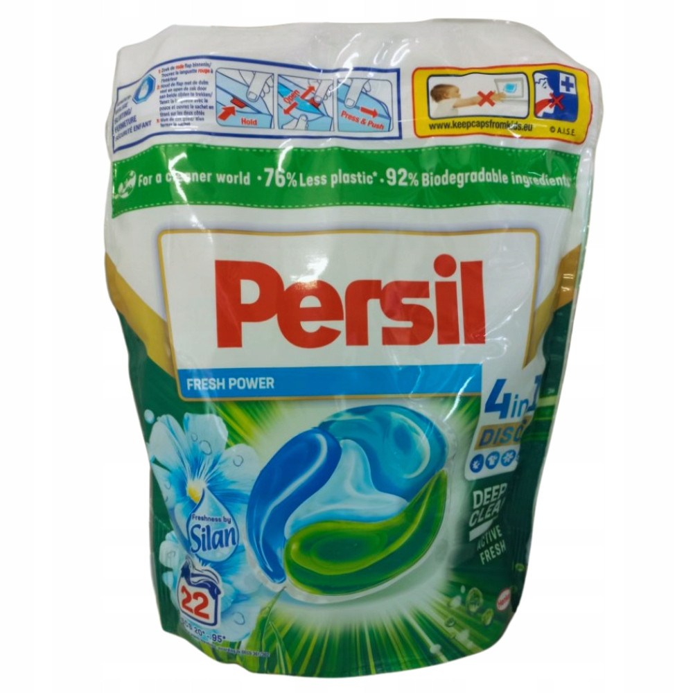 Persil 4in1 Fresh Power Silan Kapsle na praní 22 ks