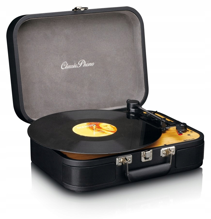 Lenco TT-116BK Gramofon s vestavěnými reproduktory a Bluetooth kufříkem