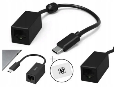 Adaptér Usb C Gigabit Ethernet Rychlé síťové připojení Mac Bonus