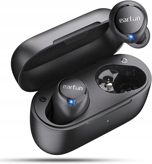 EarFun Free 2S sluchátka do uší Bluetooth s aptX HiFi Audio – 4 mikrofony,