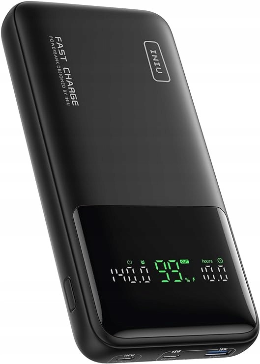 Powerbanka Iniu 27000 mAh černá Power Bank nabíjení