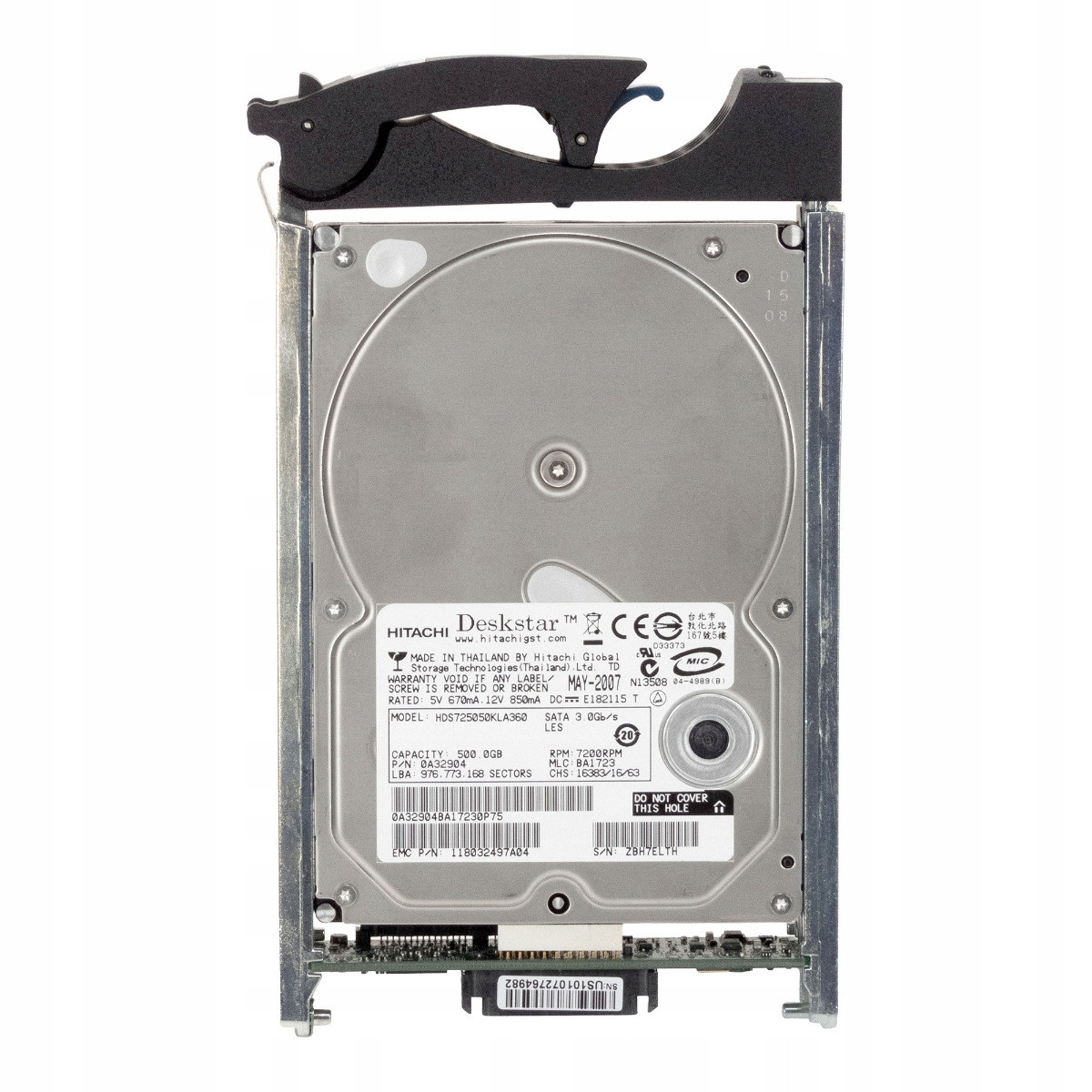 Emc 118032497A04 500GB 7.2K 16MB Sas 3.5'' HDS725050KLA360