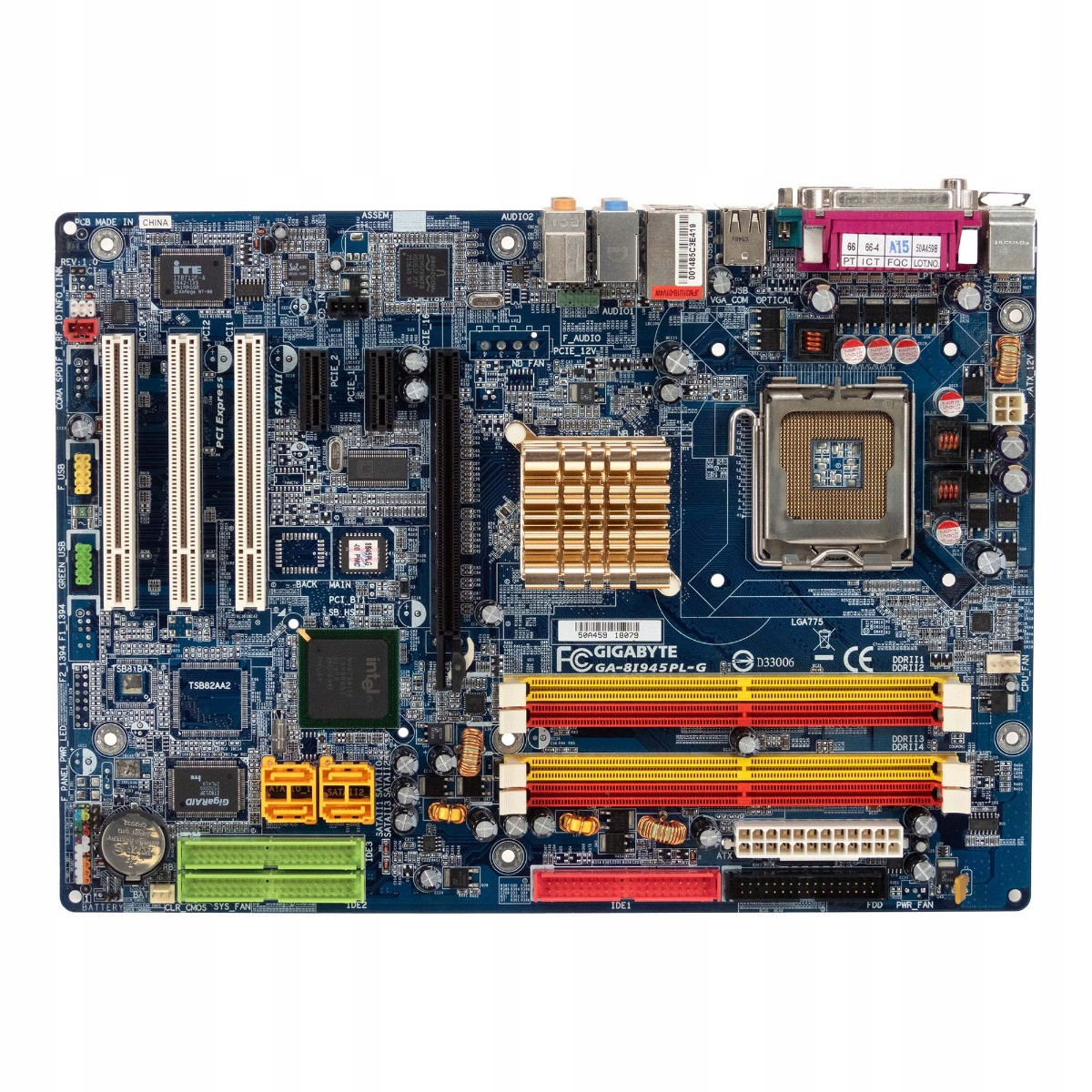 Gigabyte GA-8I945 Pl -g Socket LGA775 DDR2 PCIe Pci Atx