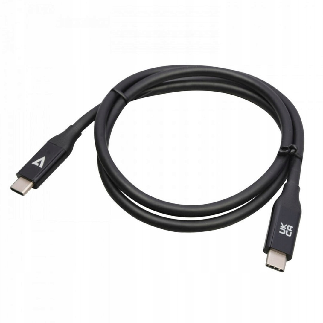 Micro Usb kabel V7 V7USB4-80CM Černý 0,8 m