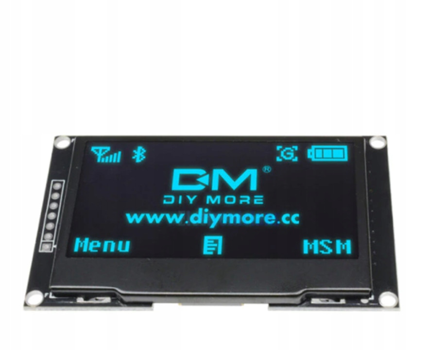 Grafický Oled displej 128×64 pixelů 2,42 modrý