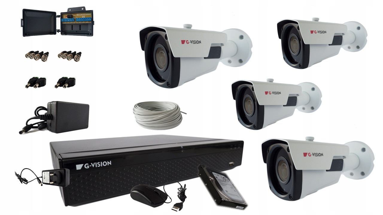 Monitoring Cctv Set Kamer 5MPx Ir 60m 2TB