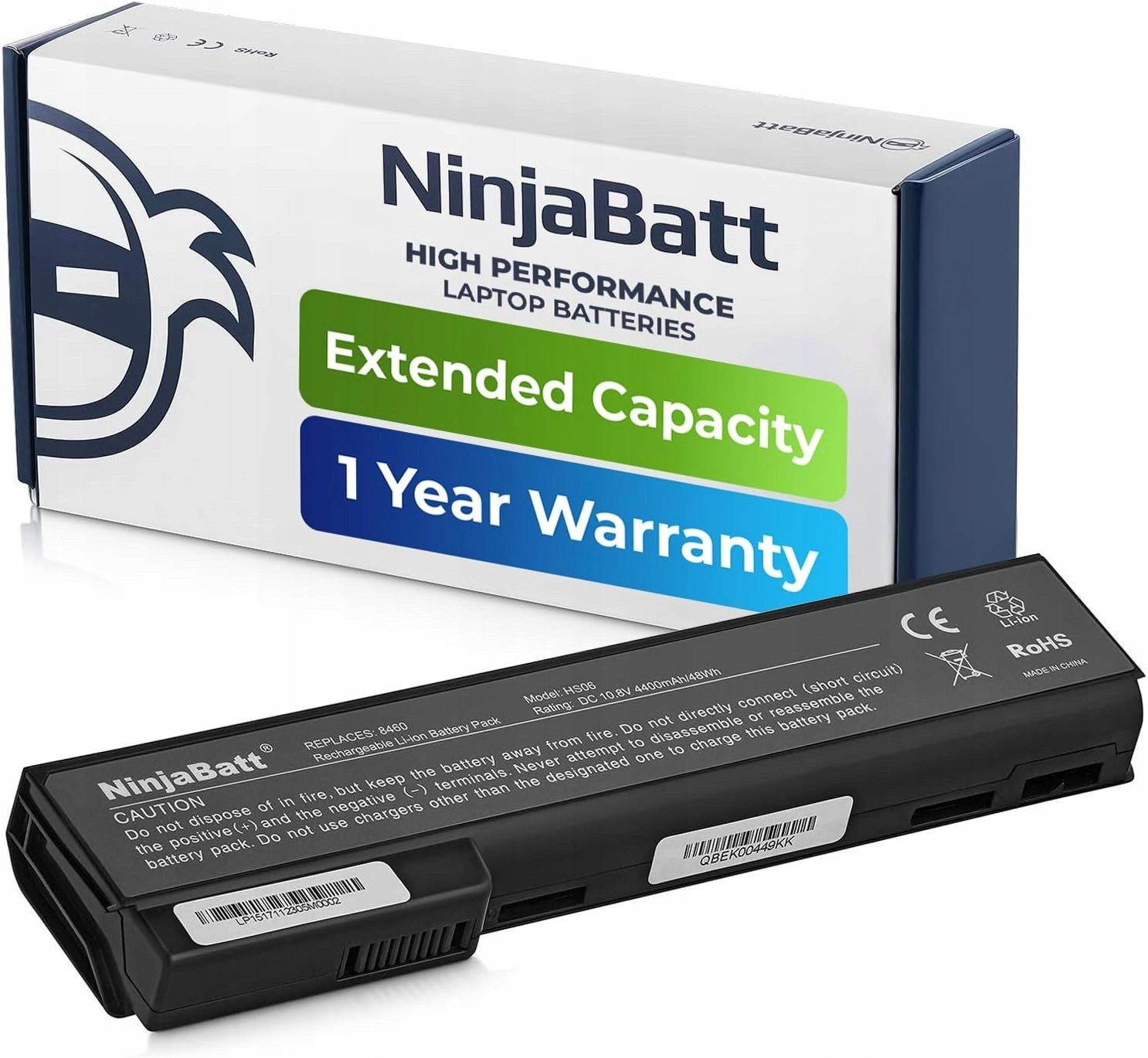Baterie pro notebook Hp 4400mAh 6 článků NinjaBatt