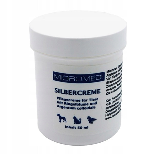 Micromed Vet Silver Creme léčivý krém s ionty stříbra 50 ml