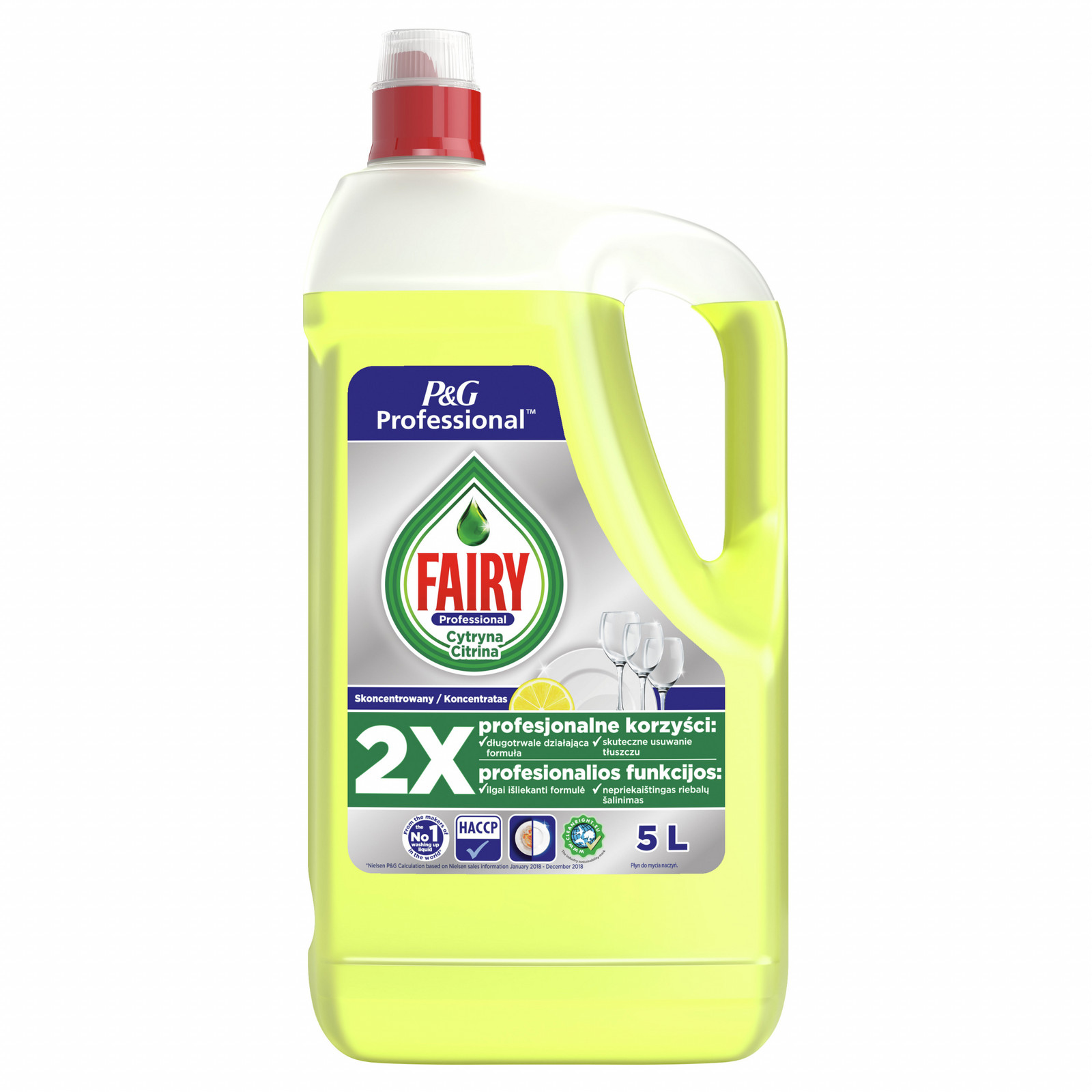 Fairy Professional Lemon prostředek na mytí nádobí 5l