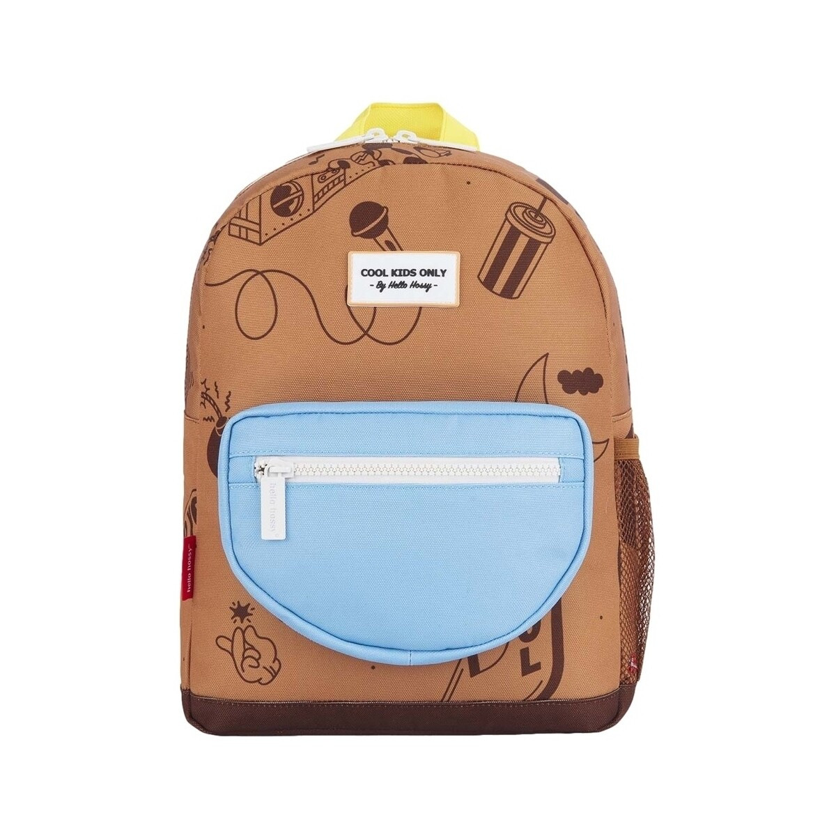 Hello Hossy  Groovy Kid Backpack - Brown  ruznobarevne