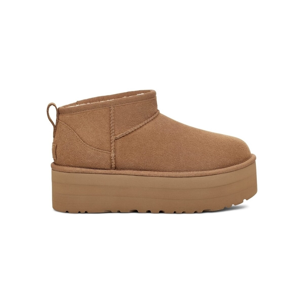 UGG  Classic Ultra Mini Platform Boots - Chestnut  Hnědá