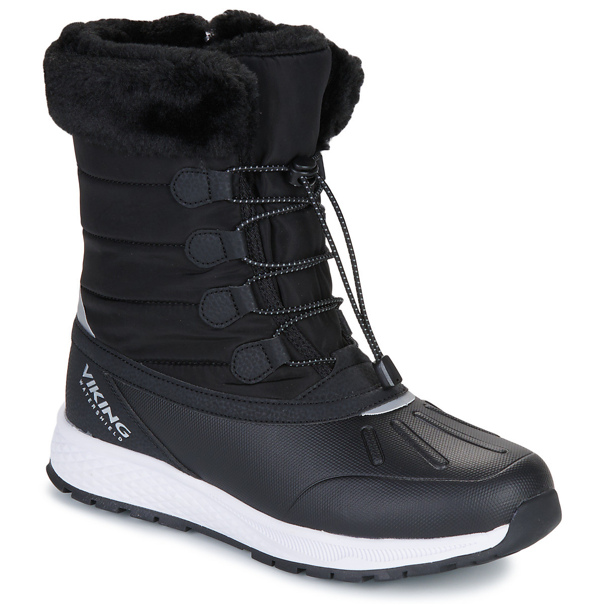 VIKING FOOTWEAR  EQUIP WARM WATERPROOF Zip  Černá