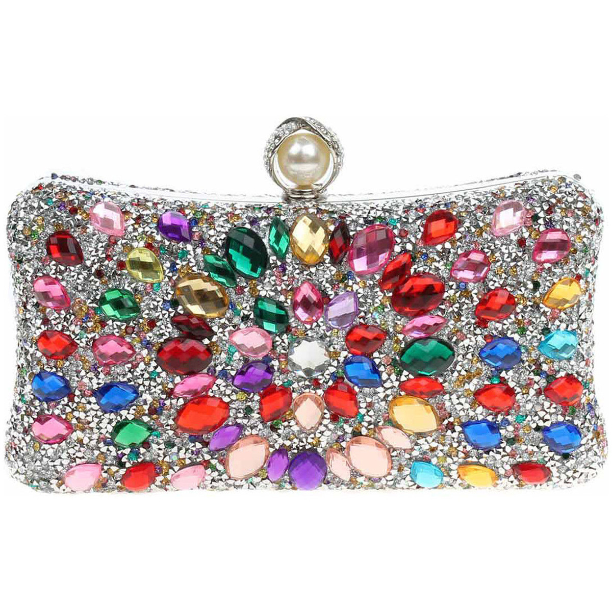 Rejnok Dovoz  Laura Vita společenská kabelka 99019253 argent  Stříbrná