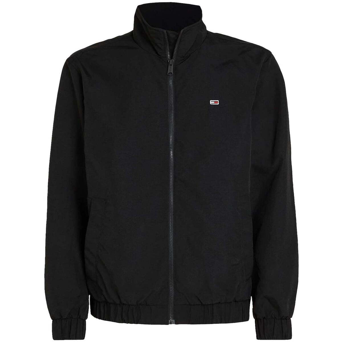 Tommy Jeans  Essential Zip Windbreaker Jacket Black  Černá