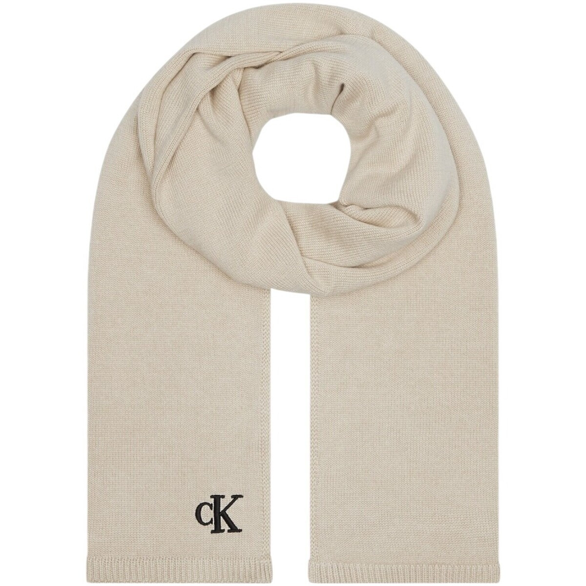 Calvin Klein Jeans  SEASONAL POM POM SCARF K60K612662  Béžová