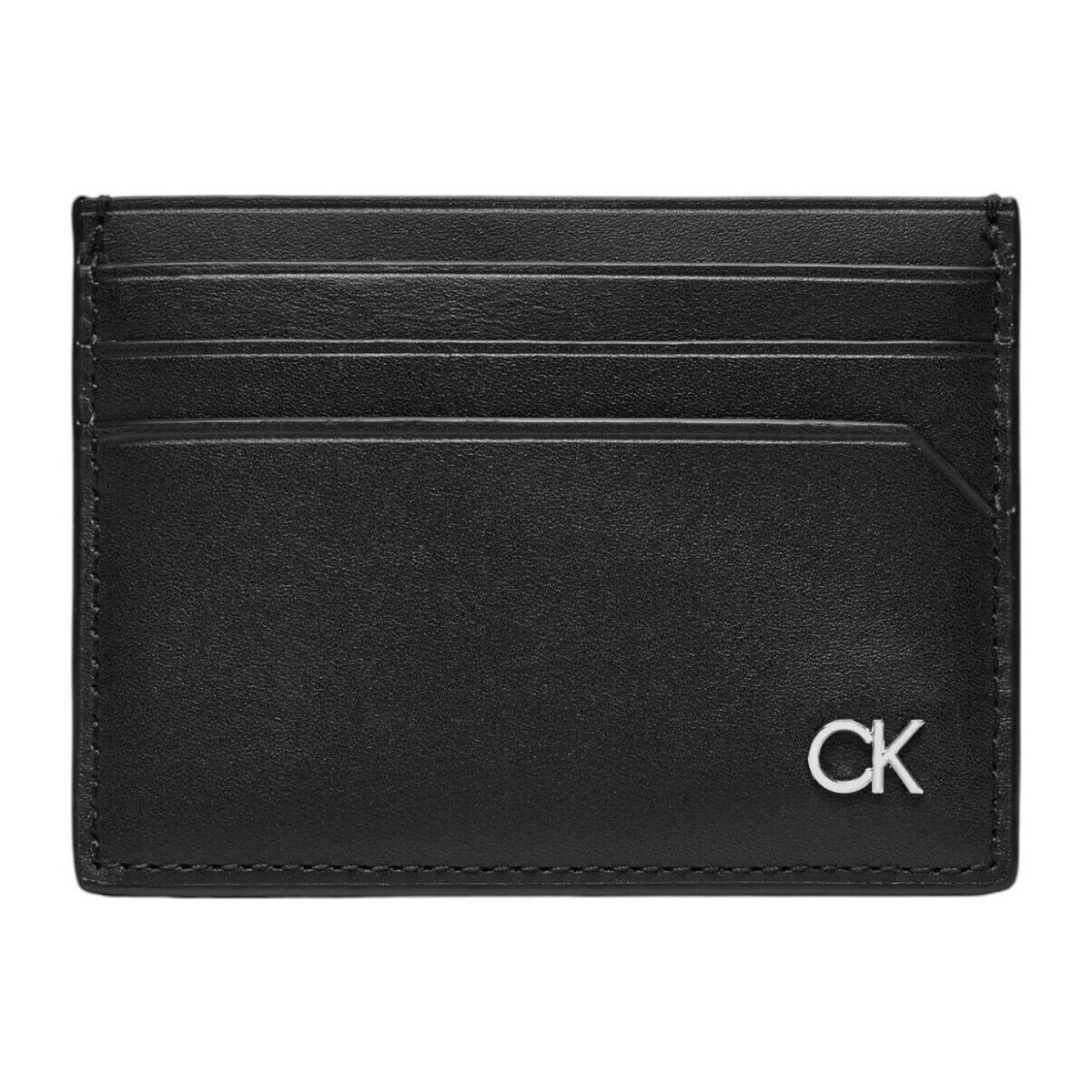 Calvin Klein Jeans  METAL CK CARDHOLDER 6CC K50K512286  Černá