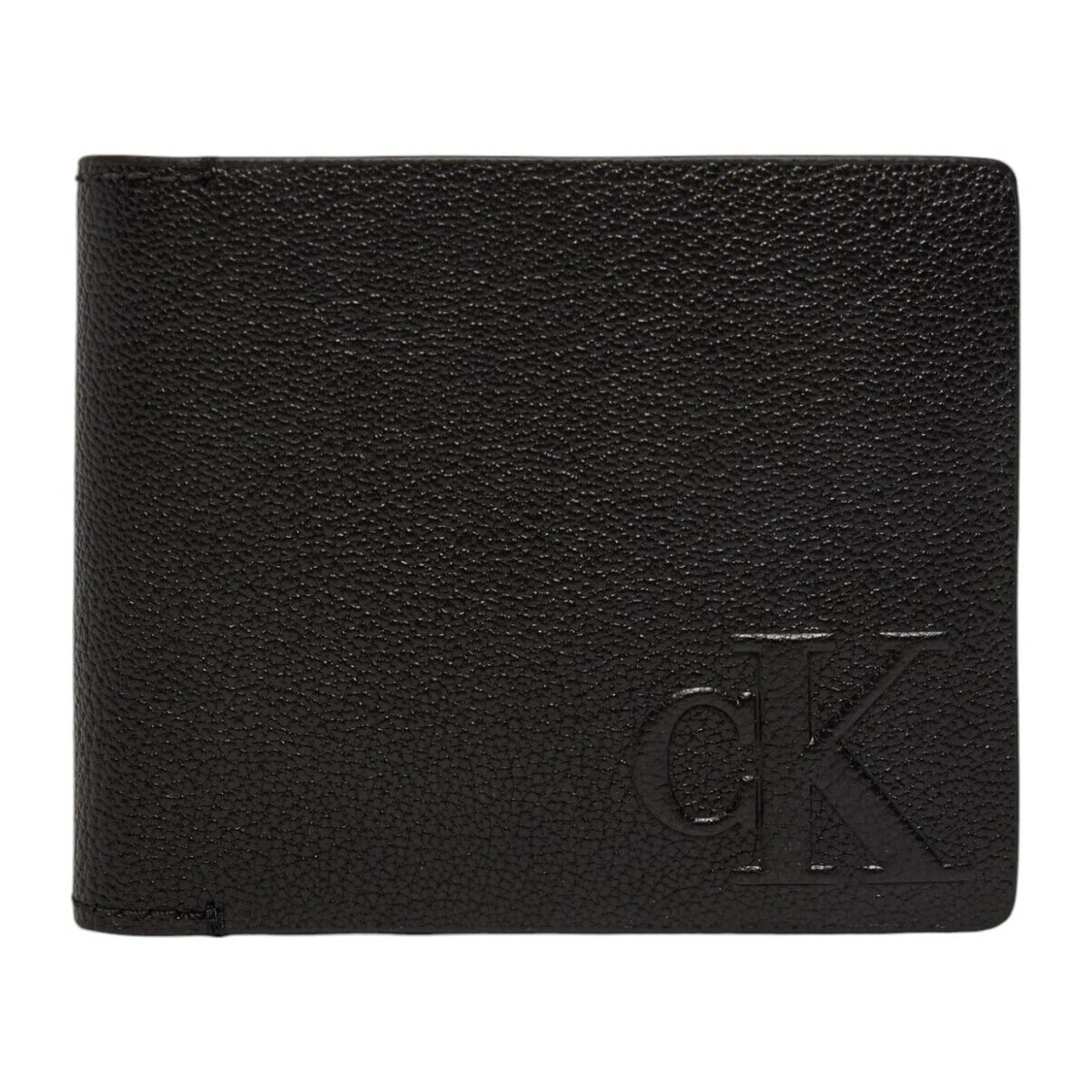 Calvin Klein Jeans  LOGO EMBOSS BIFOLD W/COIN K50K512594  Černá