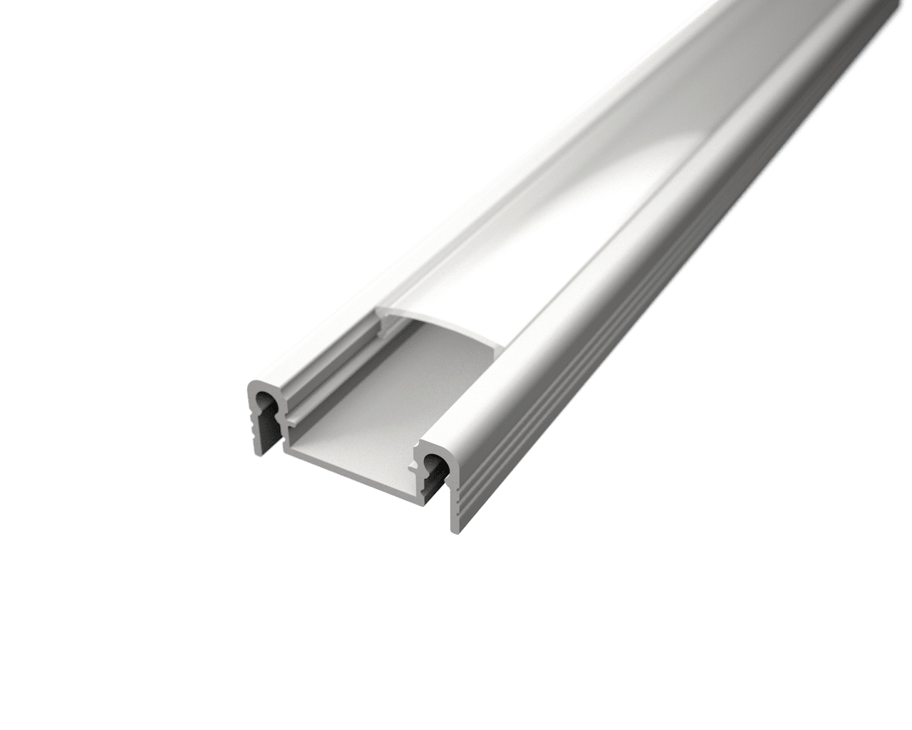 LED Solution Nástěnný profil pro LED pásky N9 bílý Vyberte variantu a délku: Profil bez difuzoru 1m LP113W-1M