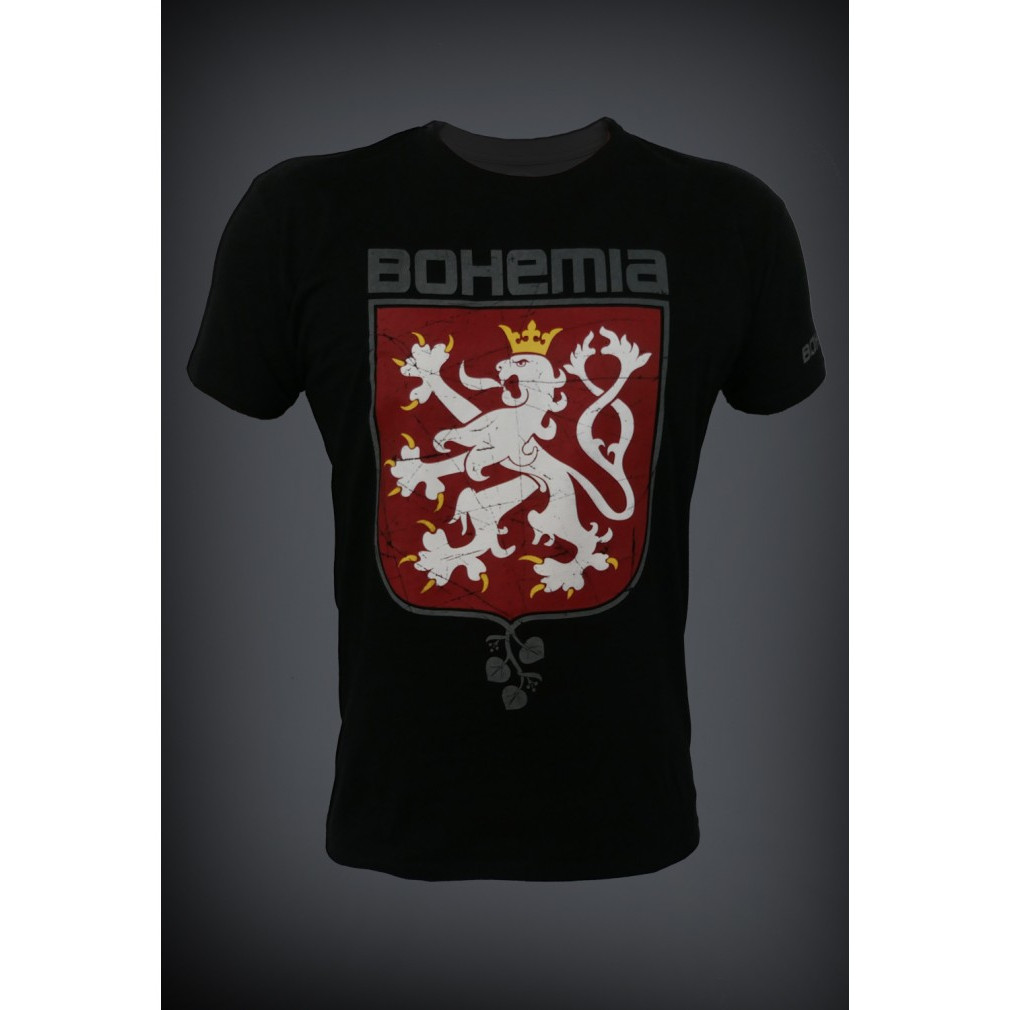 Triko pánské Česká krev Bohemia - černé, XL