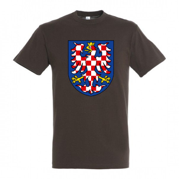 Triko se symbolem Moravská orlice - hnědé, XL